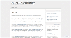 Desktop Screenshot of michaelyaroshefsky.com