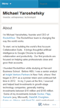 Mobile Screenshot of michaelyaroshefsky.com